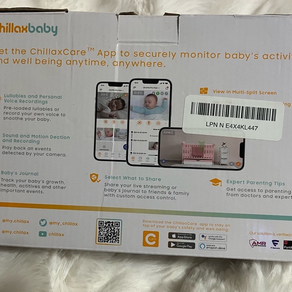 Chillaxbaby Giraffe Video Baby Monitor – Wi-Fi + 5" Screen – Complete Set - Picture 3 of 3